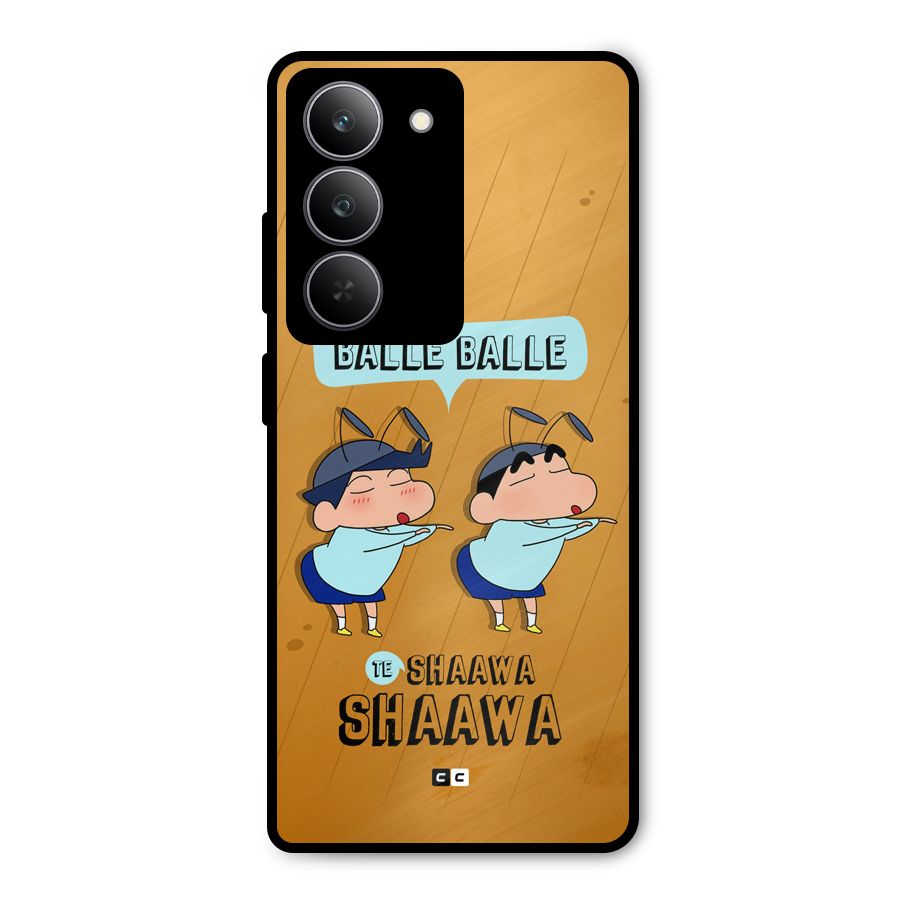 Balle Balle Shinchan Metal Back Case for Realme 14x
