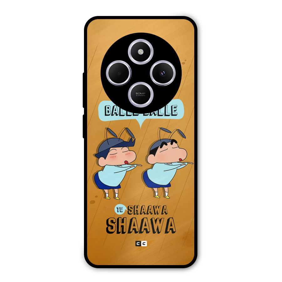 Balle Balle Shinchan Metal Back Case for Redmi A4