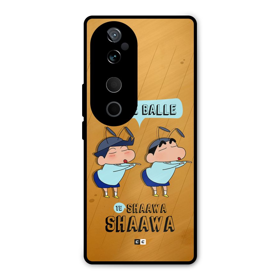 Balle Balle Shinchan Metal Back Case for Vivo T3 Ultra