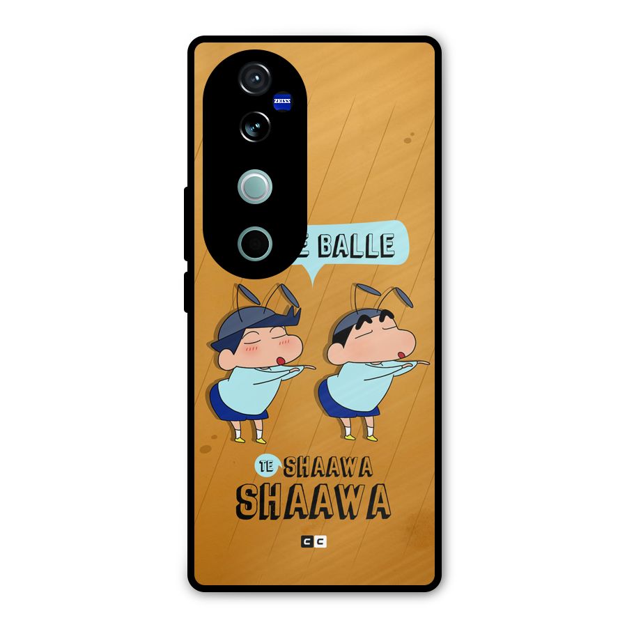 Balle Balle Shinchan Metal Back Case for Vivo V40
