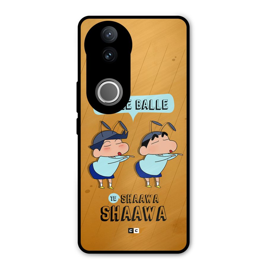 Balle Balle Shinchan Metal Back Case for Vivo V50