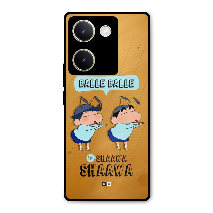 Balle Balle Shinchan Metal Back Case for Vivo Y200 Pro