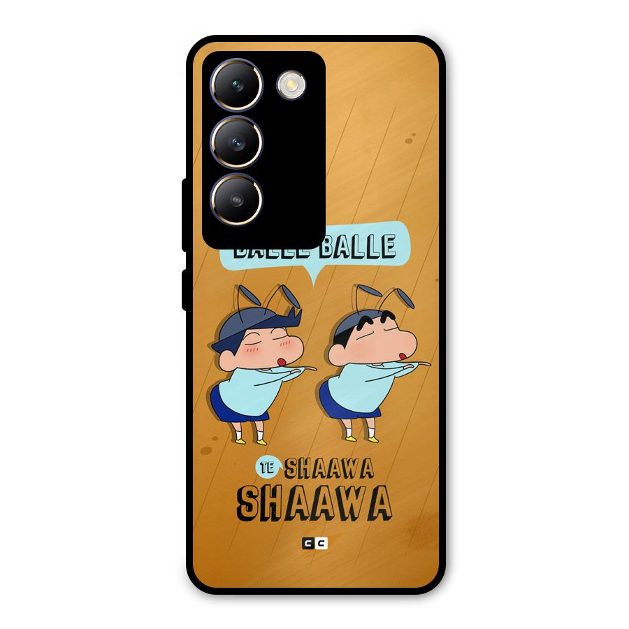 Balle Balle Shinchan Metal Back Case for Vivo Y200e