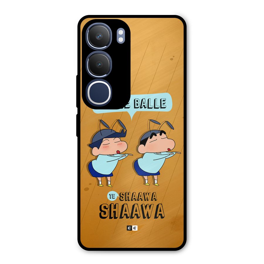 Balle Balle Shinchan Metal Back Case for Vivo Y29