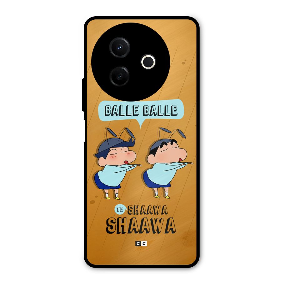 Balle Balle Shinchan Metal Back Case for Vivo Y39