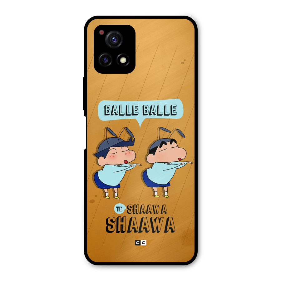 Balle Balle Shinchan Metal Back Case for Vivo Y72 5G