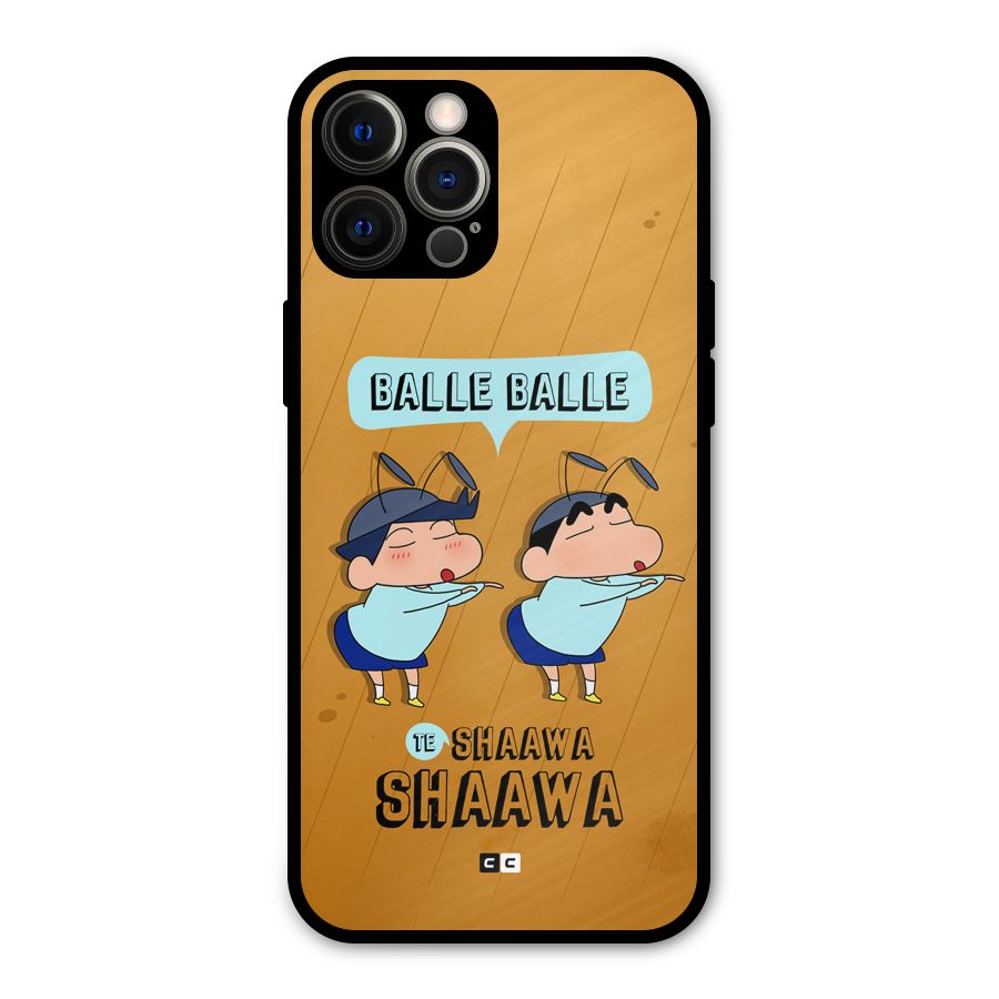 Balle Balle Shinchan Metal Back Case for iPhone 12 Pro Max
