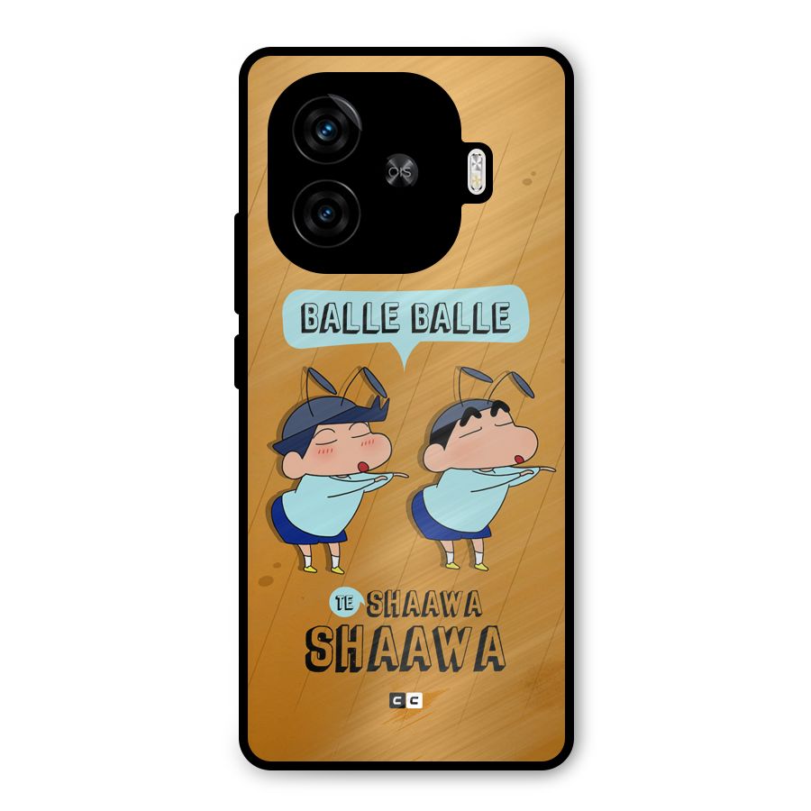 Balle Balle Shinchan Metal Back Case for iQOO Neo 10R
