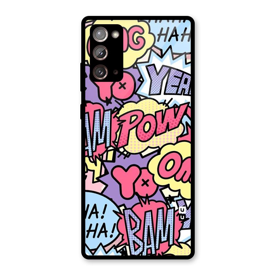 Bam Omg Glass Back Case for Galaxy Note 20
