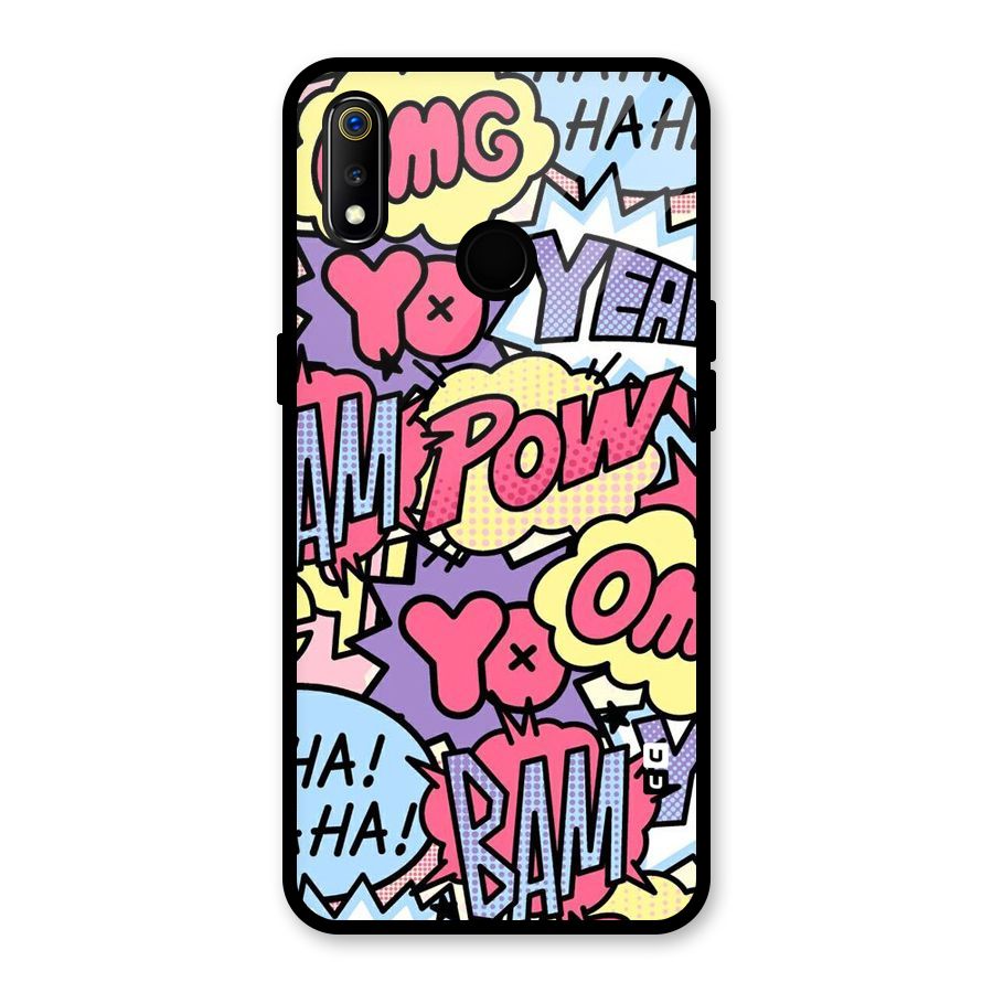 Bam Omg Glass Back Case for Realme 3