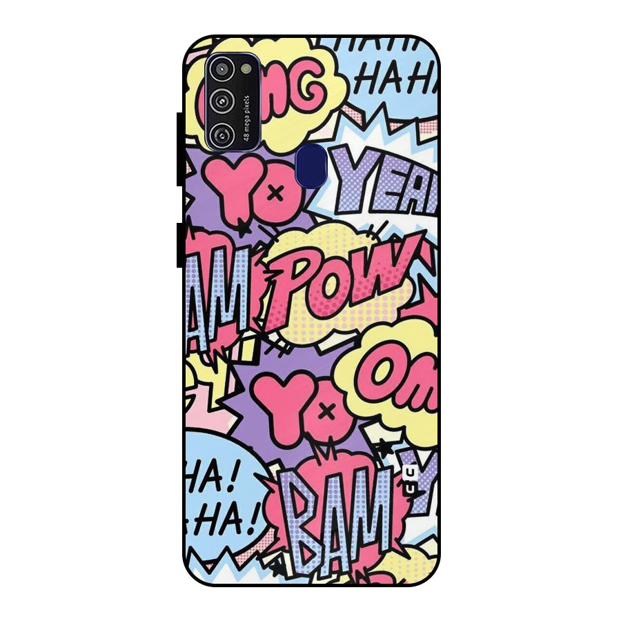Bam Omg Metal Back Case for Galaxy M21