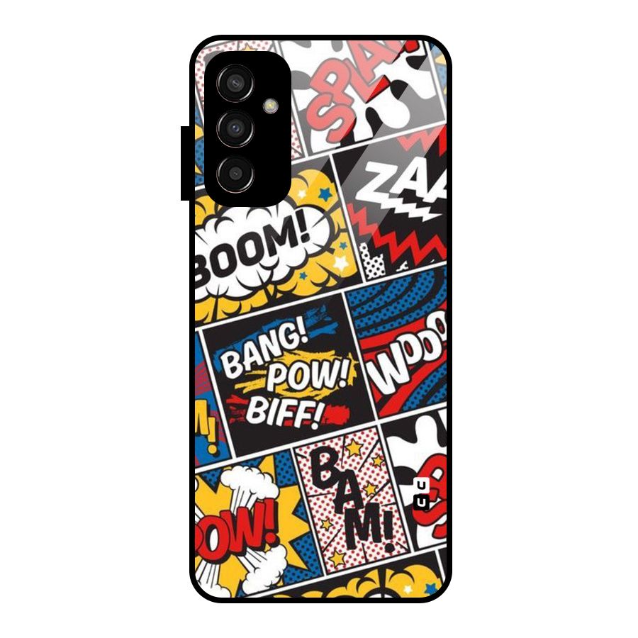 Bam Pattern Glass Back Case for Galaxy F13