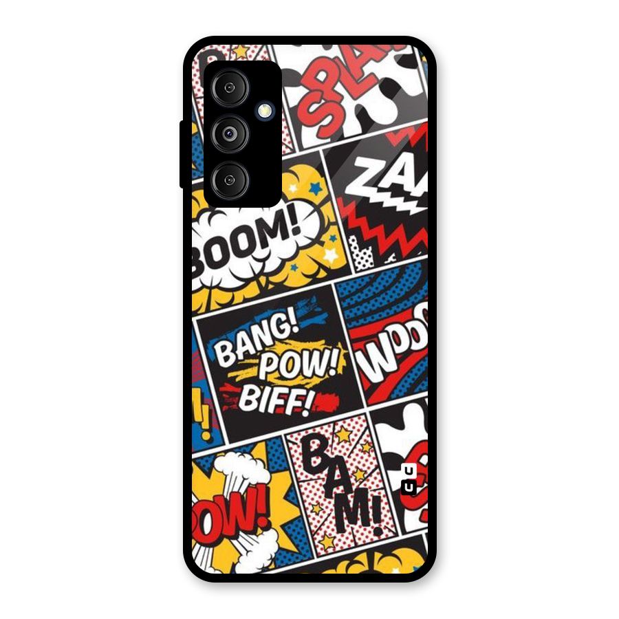 Bam Pattern Glass Back Case for Galaxy M14 5G