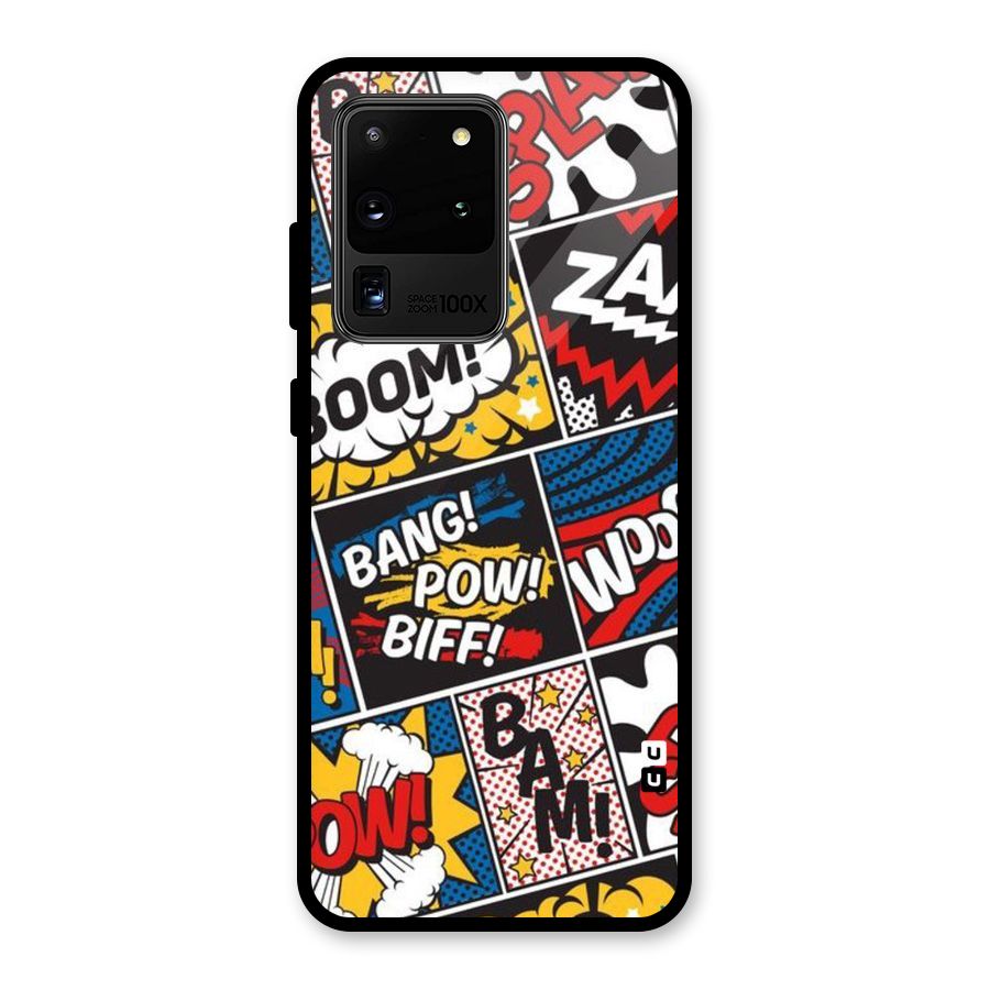 Bam Pattern Glass Back Case for Galaxy S20 Ultra