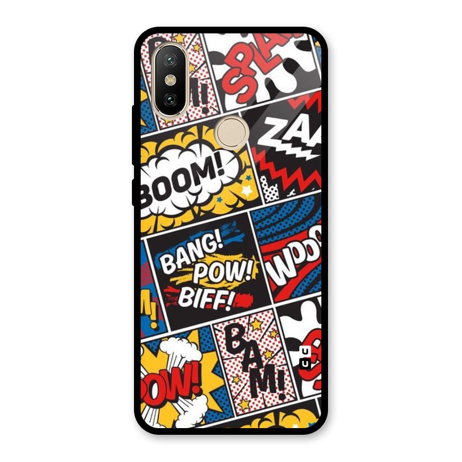 Bam Pattern Glass Back Case for Redmi A2