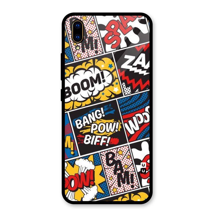 Bam Pattern Glass Back Case for Vivo V11 Pro