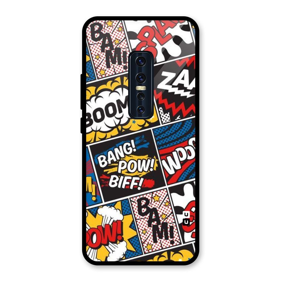 Bam Pattern Glass Back Case for Vivo V17 Pro