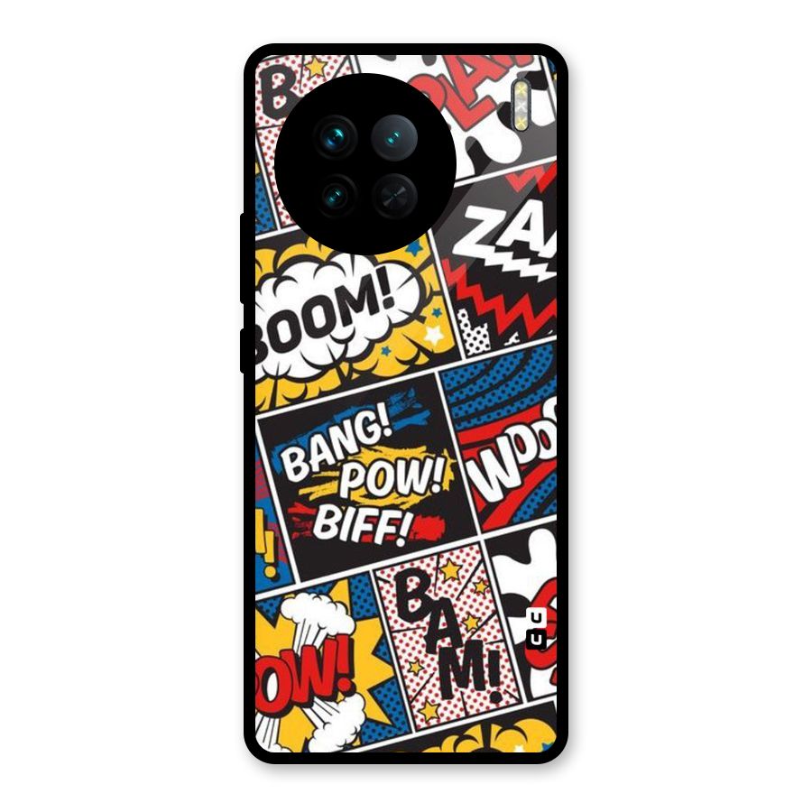 Bam Pattern Glass Back Case for Vivo X90