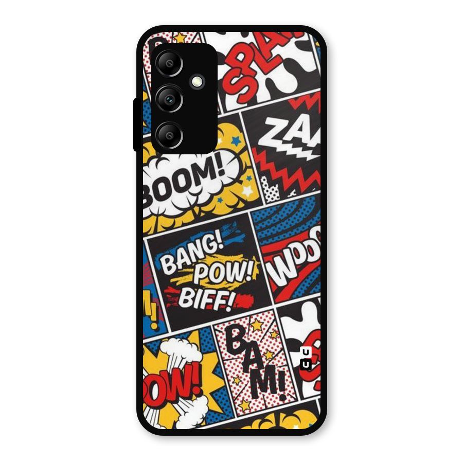 Bam Pattern Metal Back Case for Galaxy A14 5G