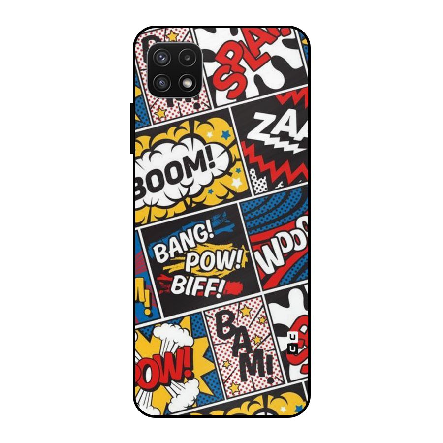 Bam Pattern Metal Back Case for Galaxy A22 5G