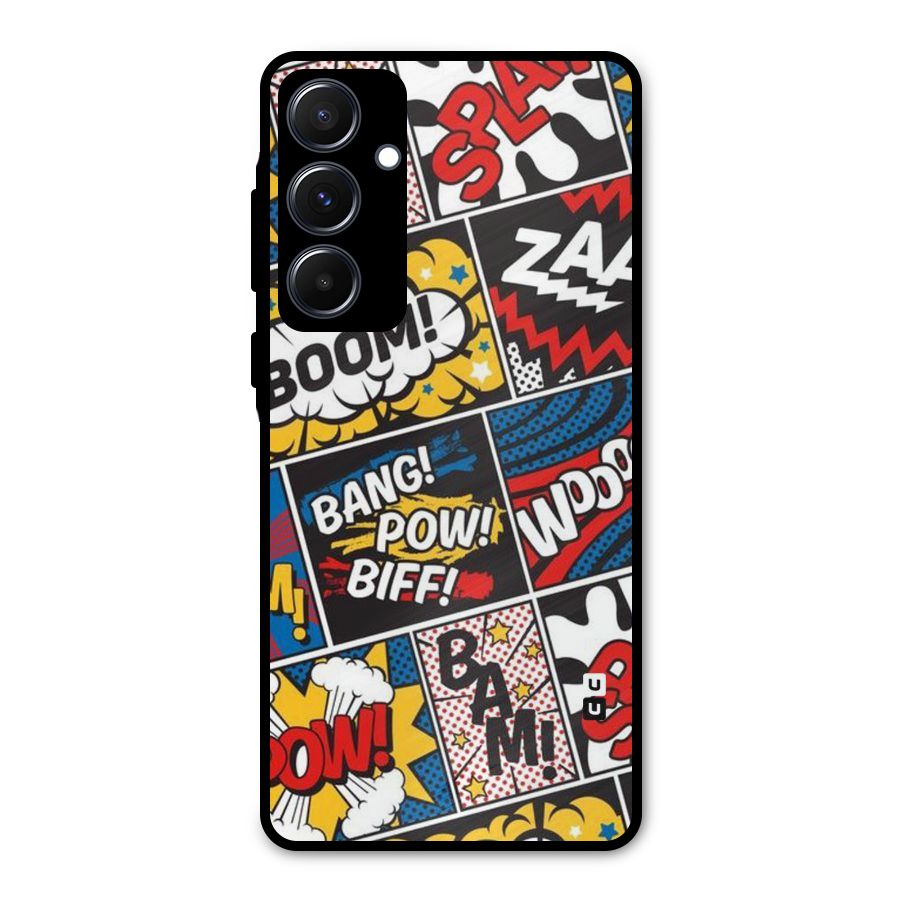 Bam Pattern Metal Back Case for Galaxy A55