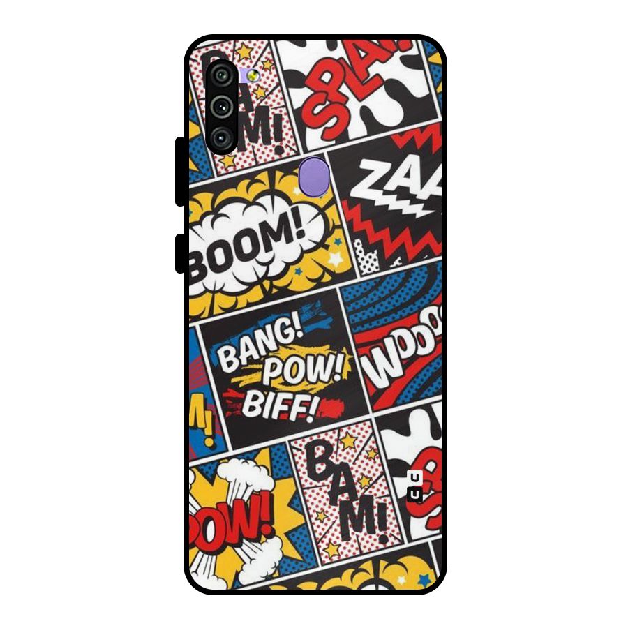 Bam Pattern Metal Back Case for Galaxy M11