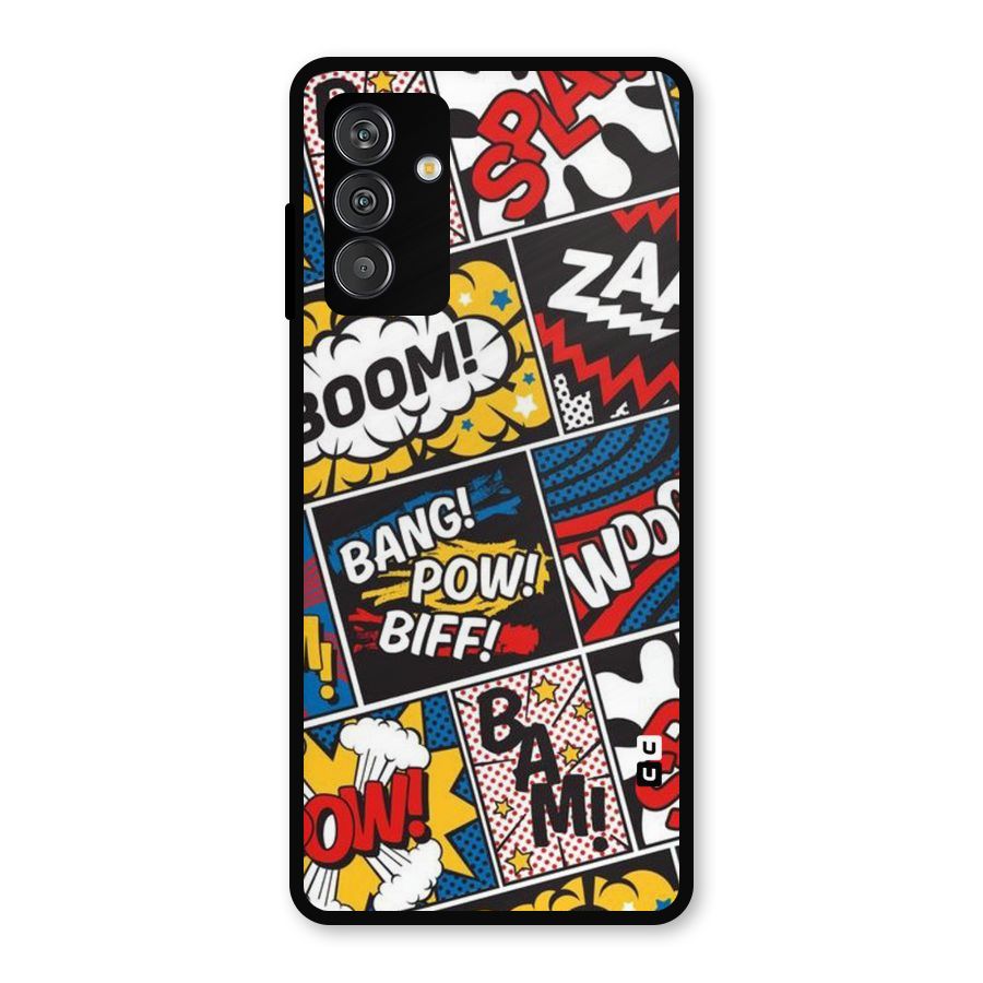 Bam Pattern Metal Back Case for Galaxy M14 5G