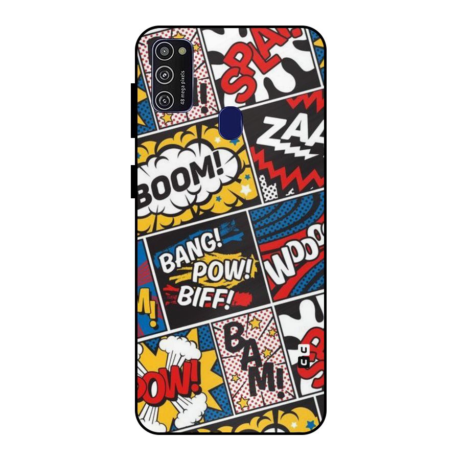 Bam Pattern Metal Back Case for Galaxy M21