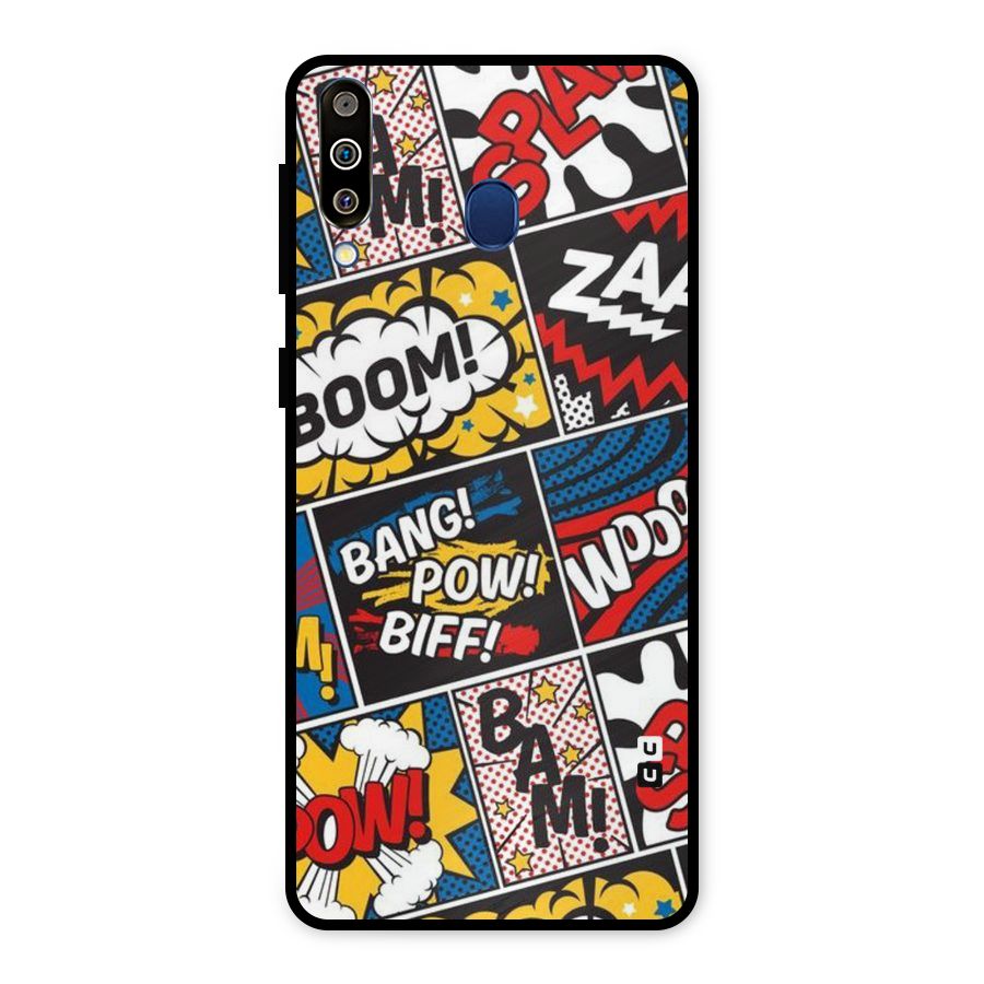Bam Pattern Metal Back Case for Galaxy M30