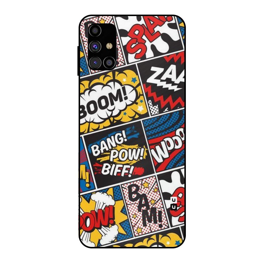 Bam Pattern Metal Back Case for Galaxy M31s