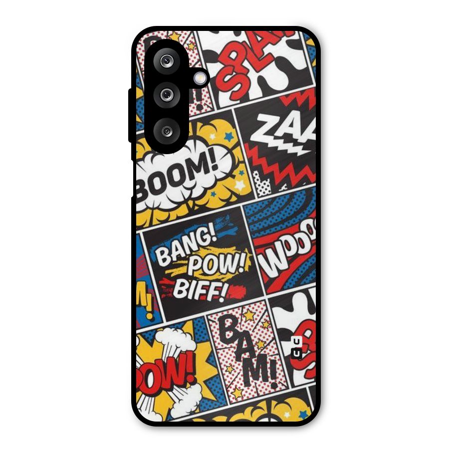 Bam Pattern Metal Back Case for Galaxy M36