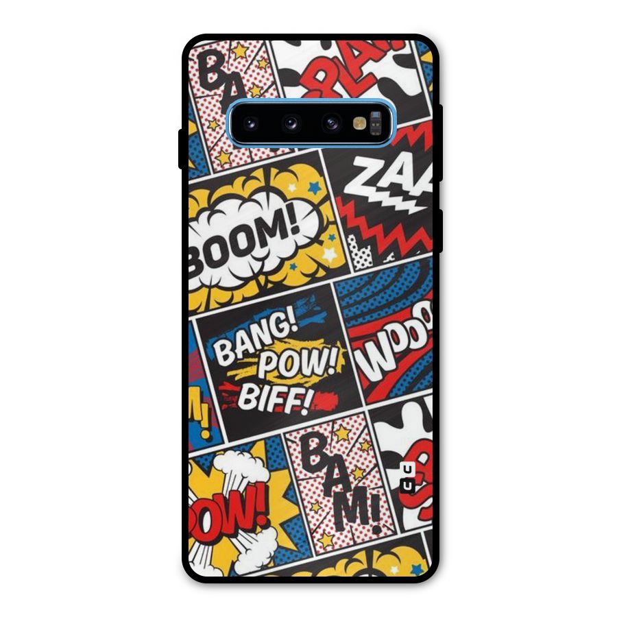 Bam Pattern Metal Back Case for Galaxy S10