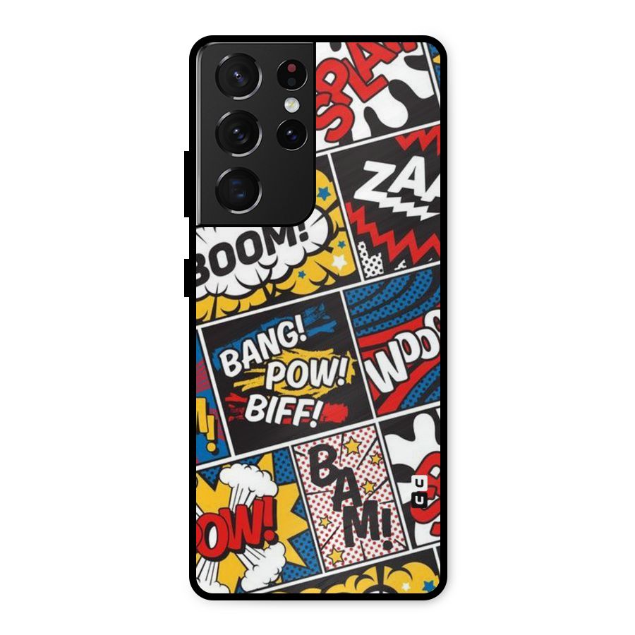 Bam Pattern Metal Back Case for Galaxy S21 Ultra 5G