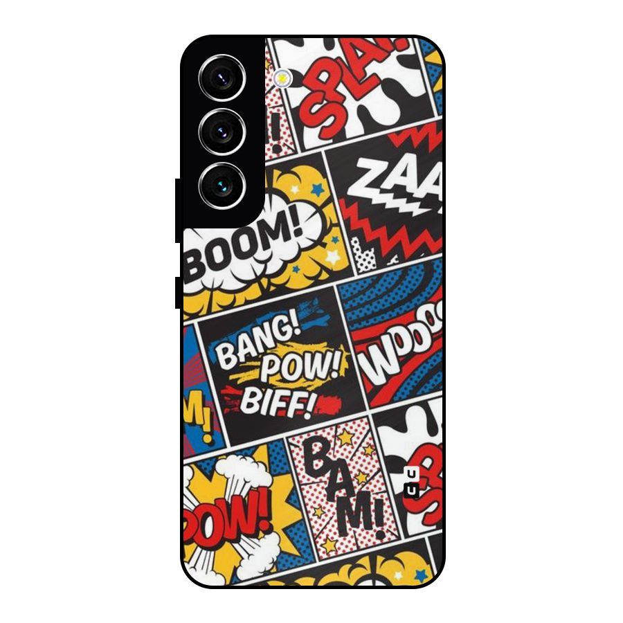 Bam Pattern Metal Back Case for Galaxy S22 5G
