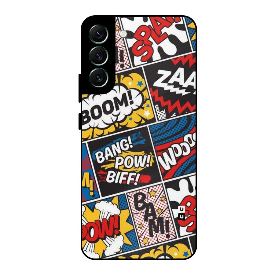 Bam Pattern Metal Back Case for Galaxy S22 Plus 5G