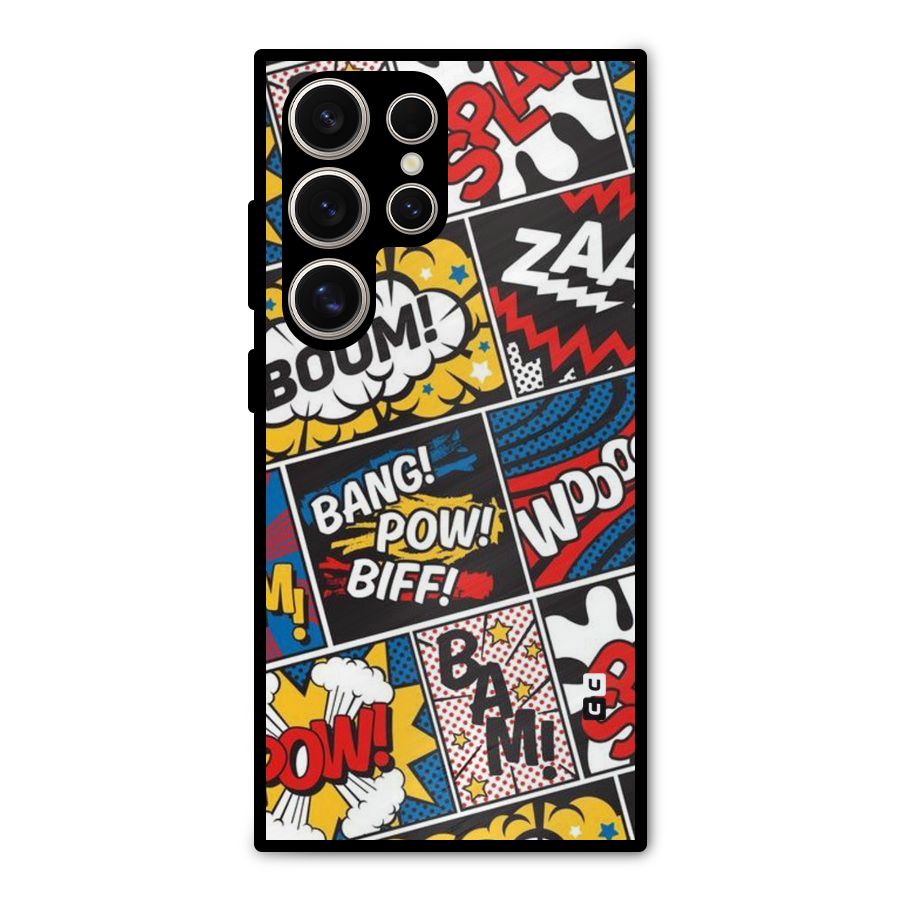 Bam Pattern Metal Back Case for Galaxy S24 Ultra