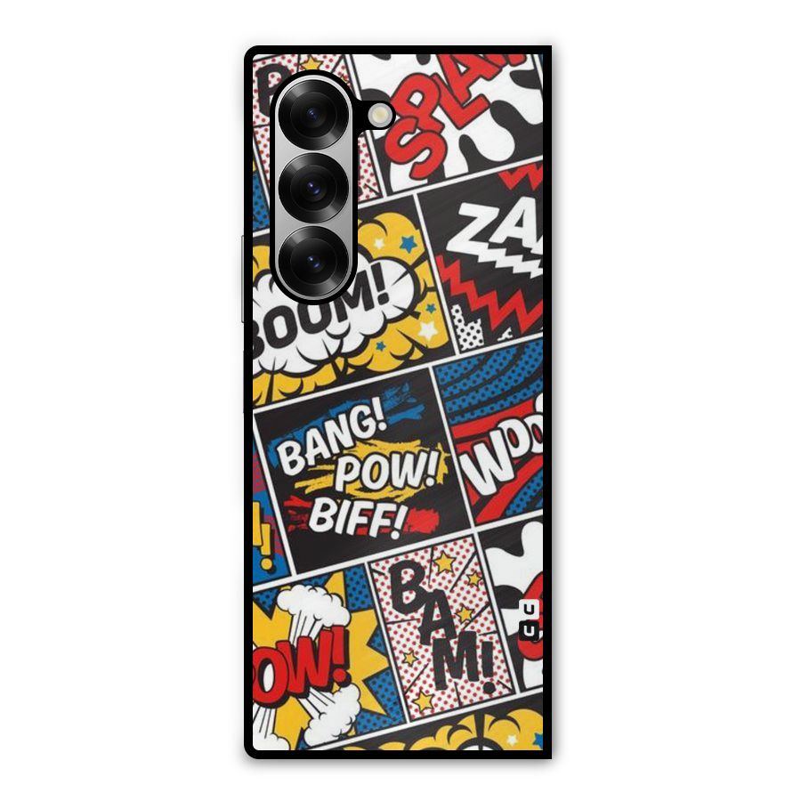 Bam Pattern Metal Back Case for Galaxy Z Fold6