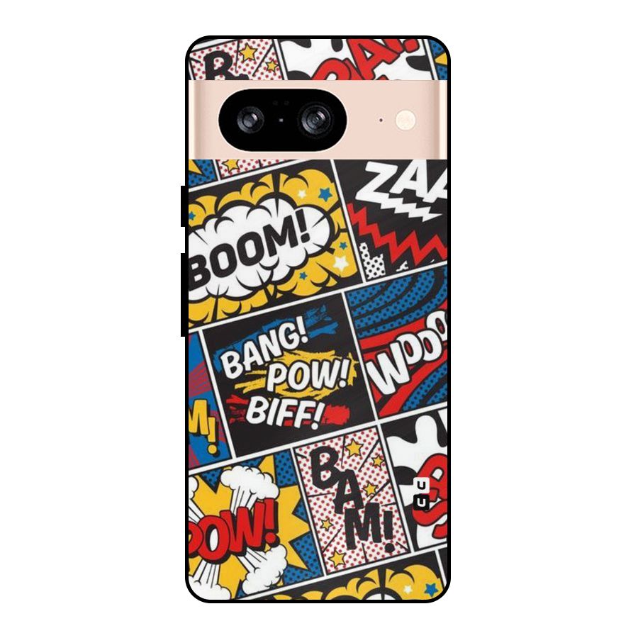 Bam Pattern Metal Back Case for Google Pixel 8