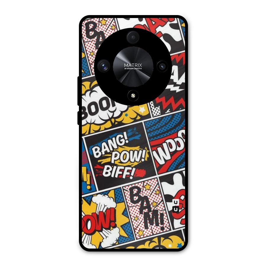 Bam Pattern Metal Back Case for Honor X9b