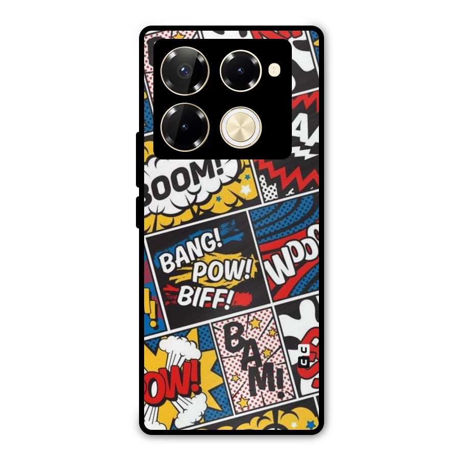 Bam Pattern Metal Back Case for Infinix Note 40 Pro