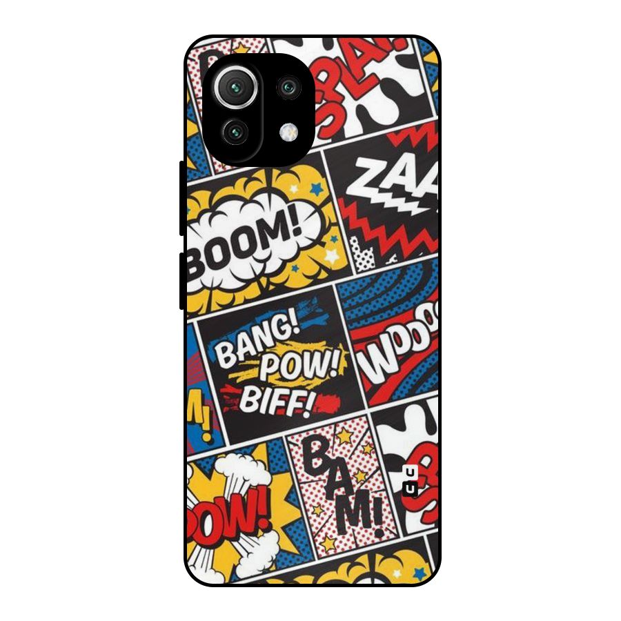 Bam Pattern Metal Back Case for Mi 11 Lite