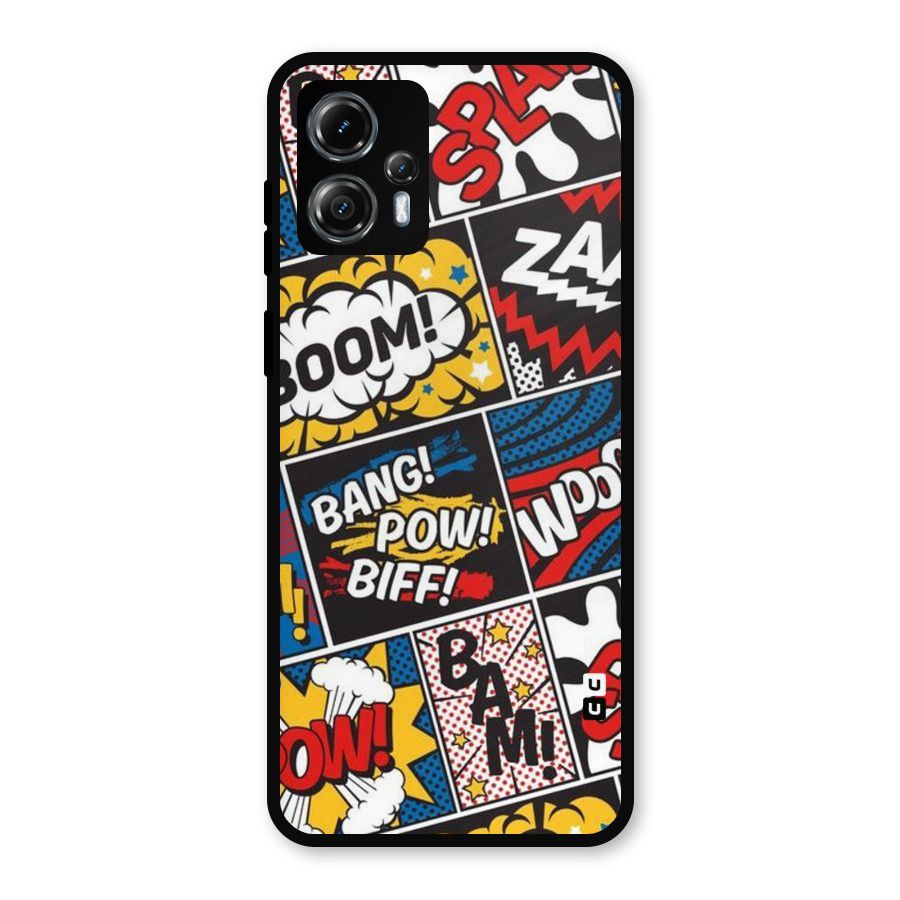 Bam Pattern Metal Back Case for Moto G13