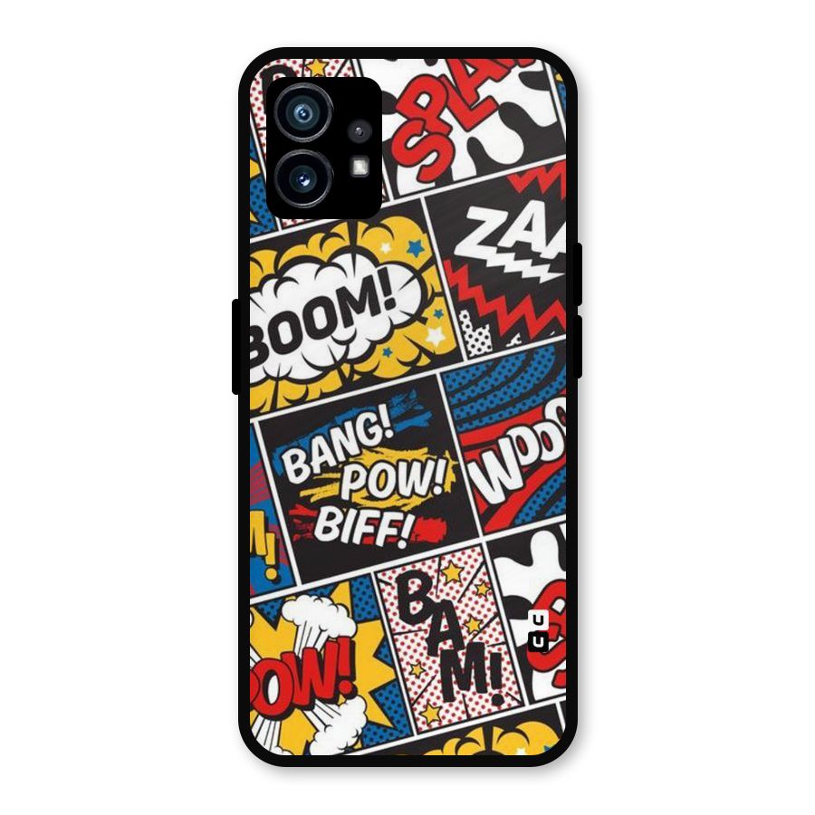 Bam Pattern Metal Back Case for Nothing Phone 1