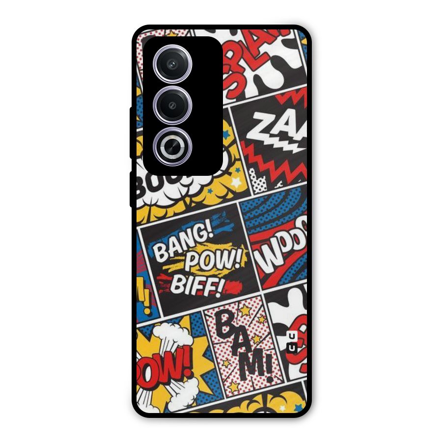 Bam Pattern Metal Back Case for Oppo A3 Pro