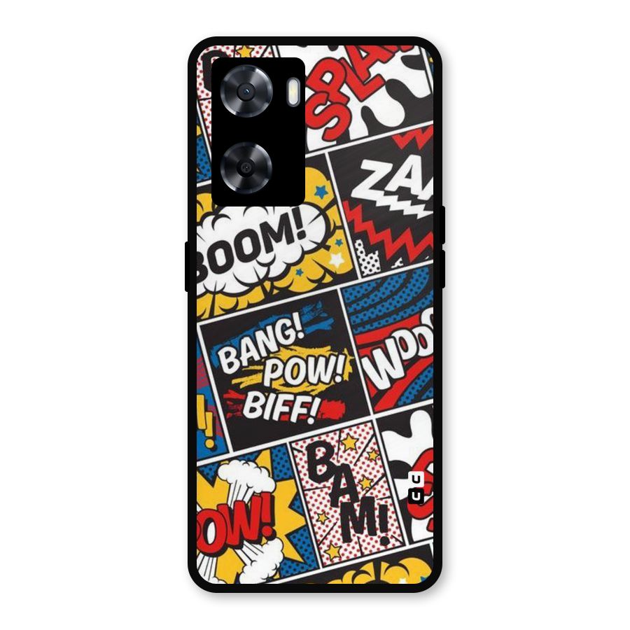 Bam Pattern Metal Back Case for Oppo A77