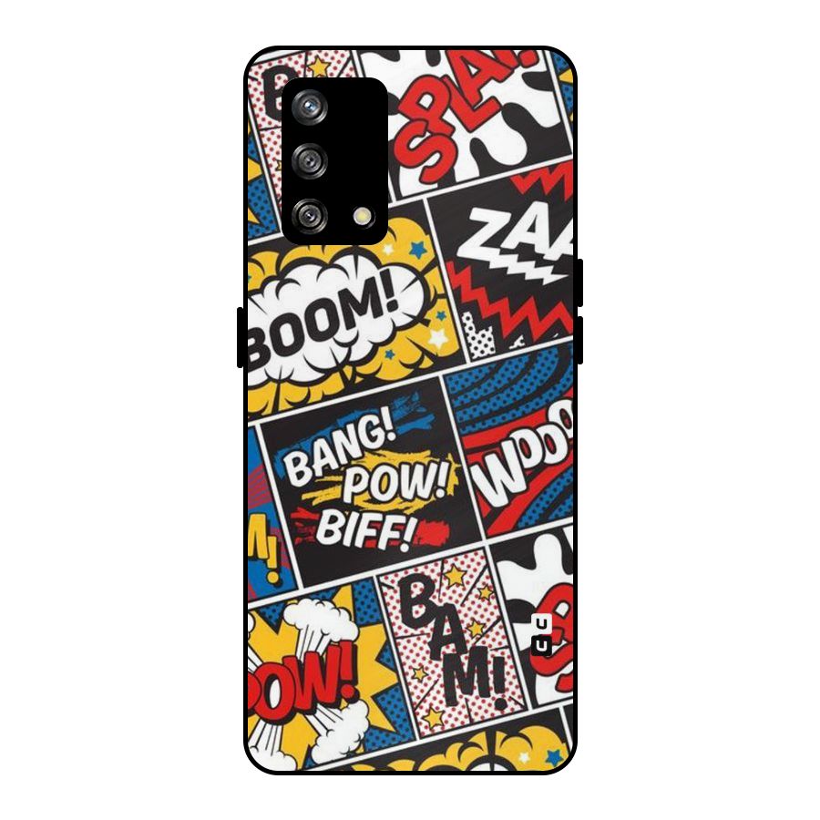 Bam Pattern Metal Back Case for Oppo F19