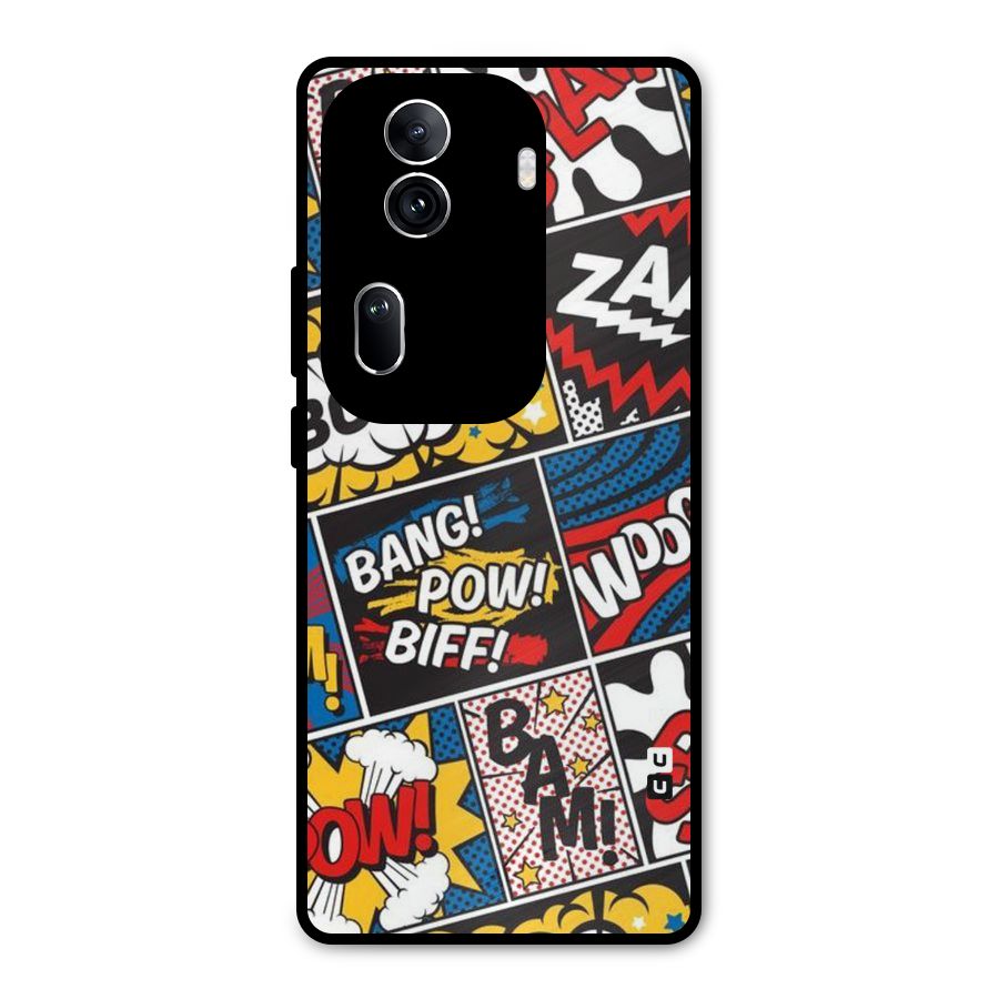 Bam Pattern Metal Back Case for Oppo Reno11 Pro 5G