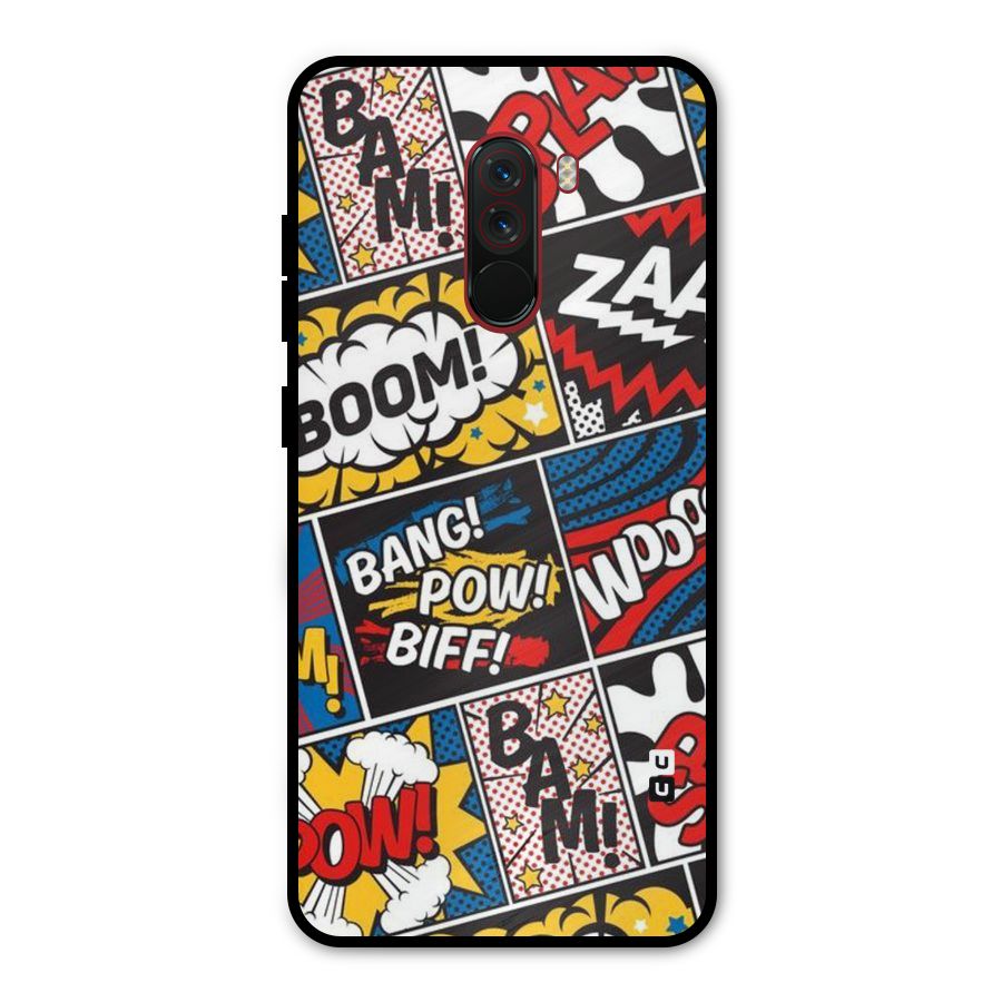 Bam Pattern Metal Back Case for Poco F1