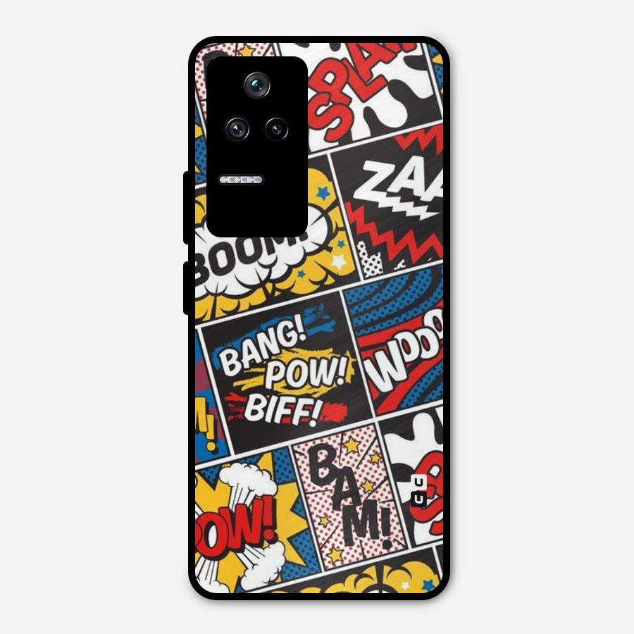 Bam Pattern Metal Back Case for Poco F4 5G
