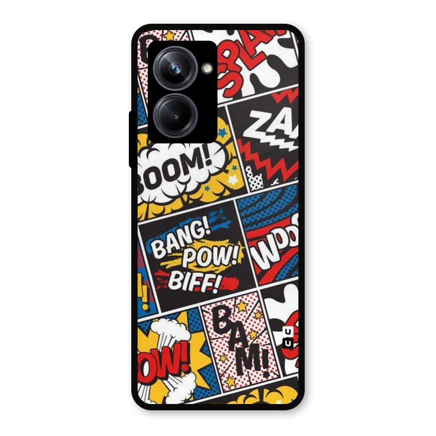 Bam Pattern Metal Back Case for Realme 10 Pro